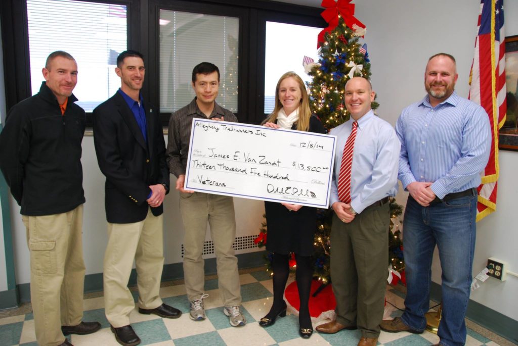 Sweat For Vets Check Presentation 2014