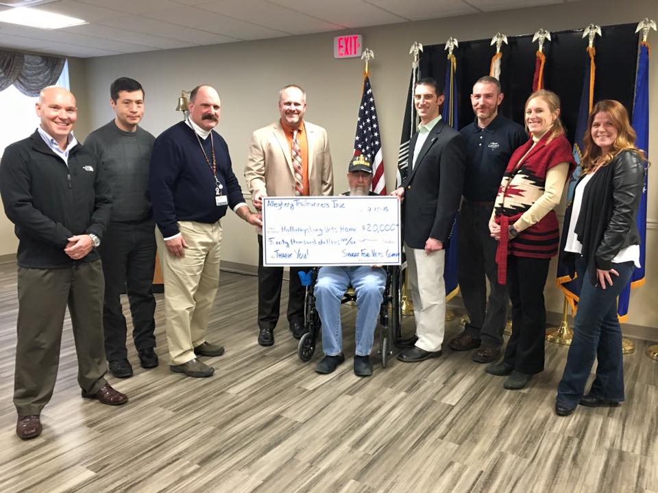 Sweat For Vets Check Presentation 2015